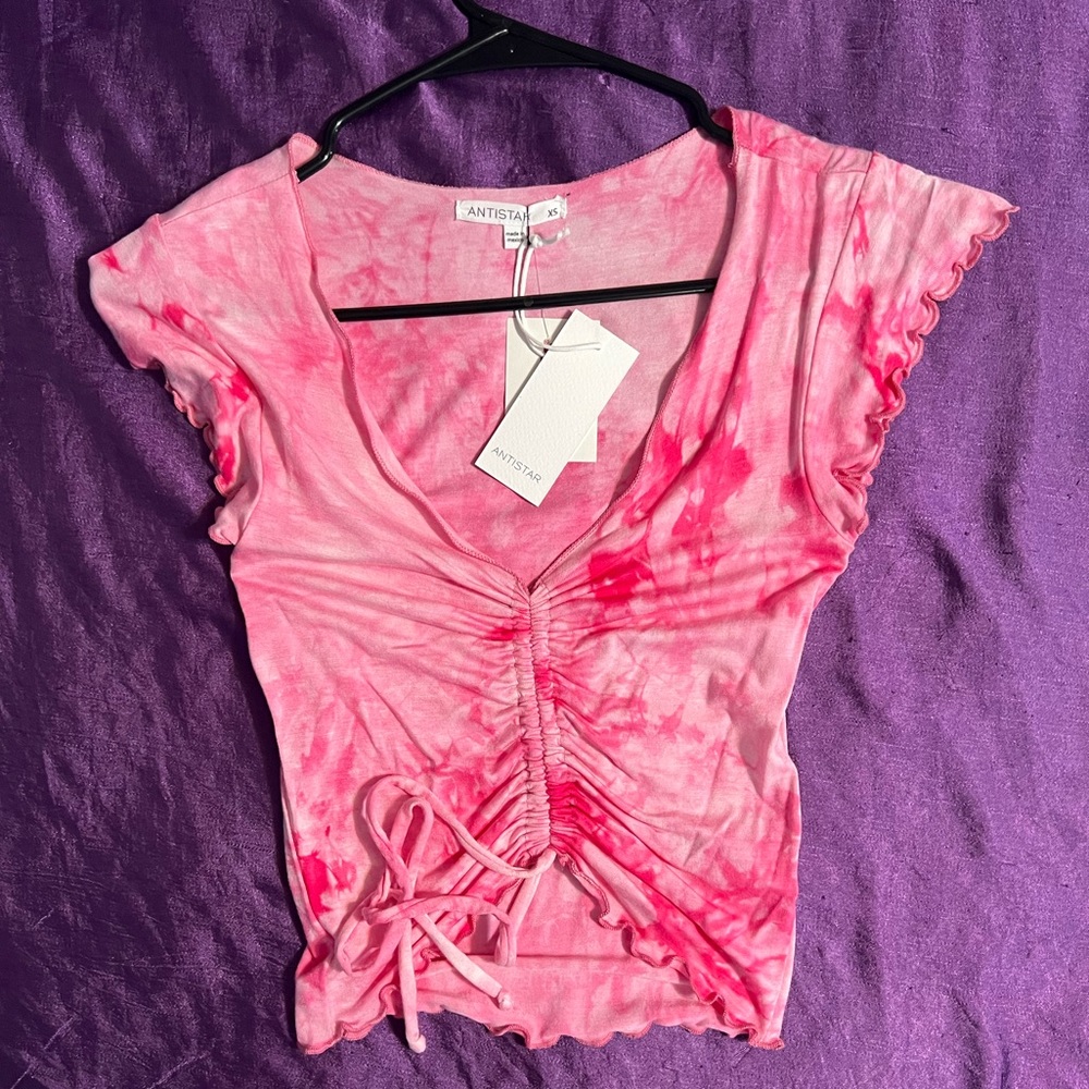Xs small pink top
